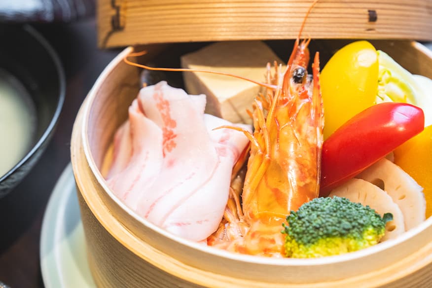 龍栄荘のお料理