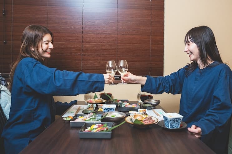 龍栄荘のお料理